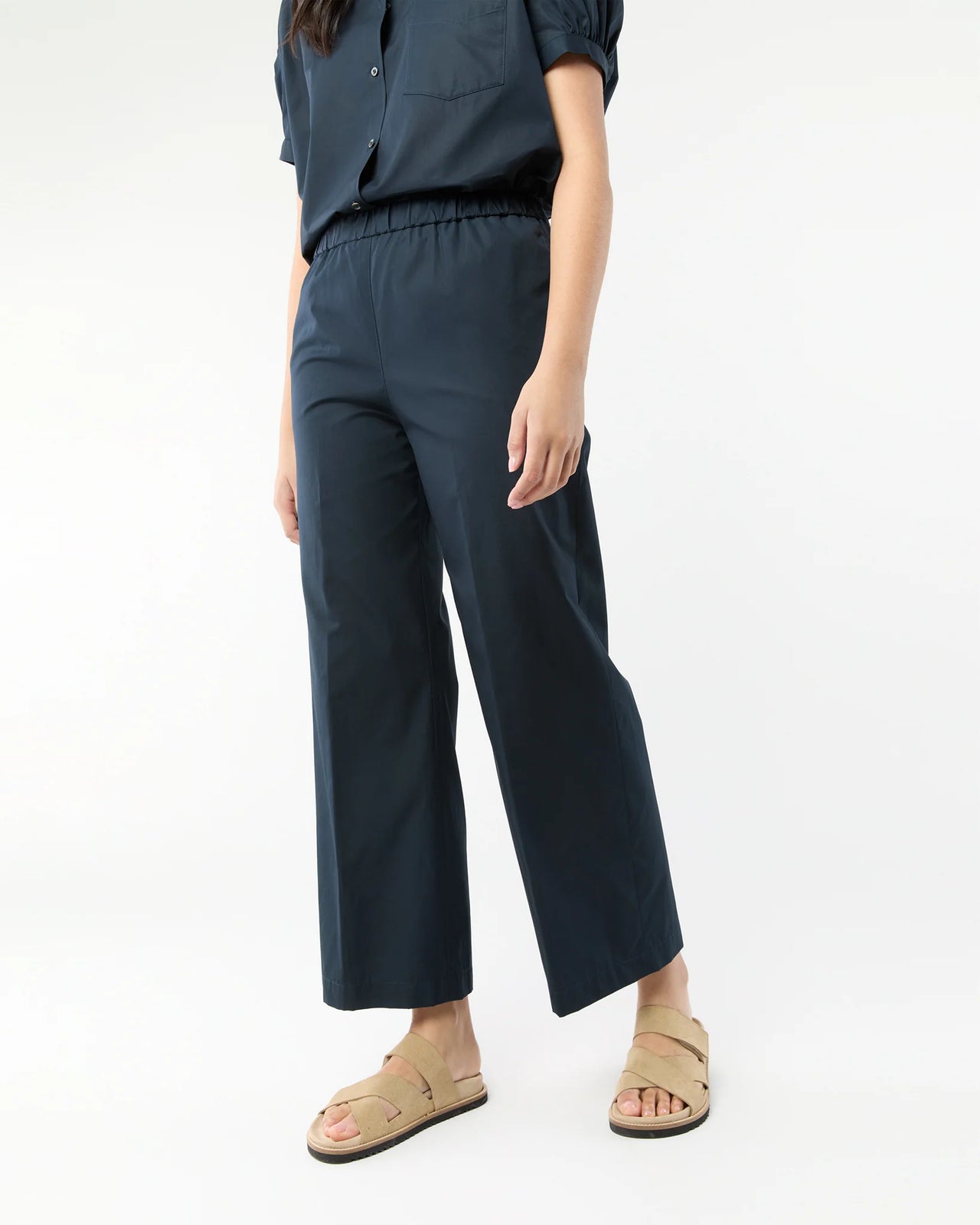 Sonia Slide in Cappuccino Suede