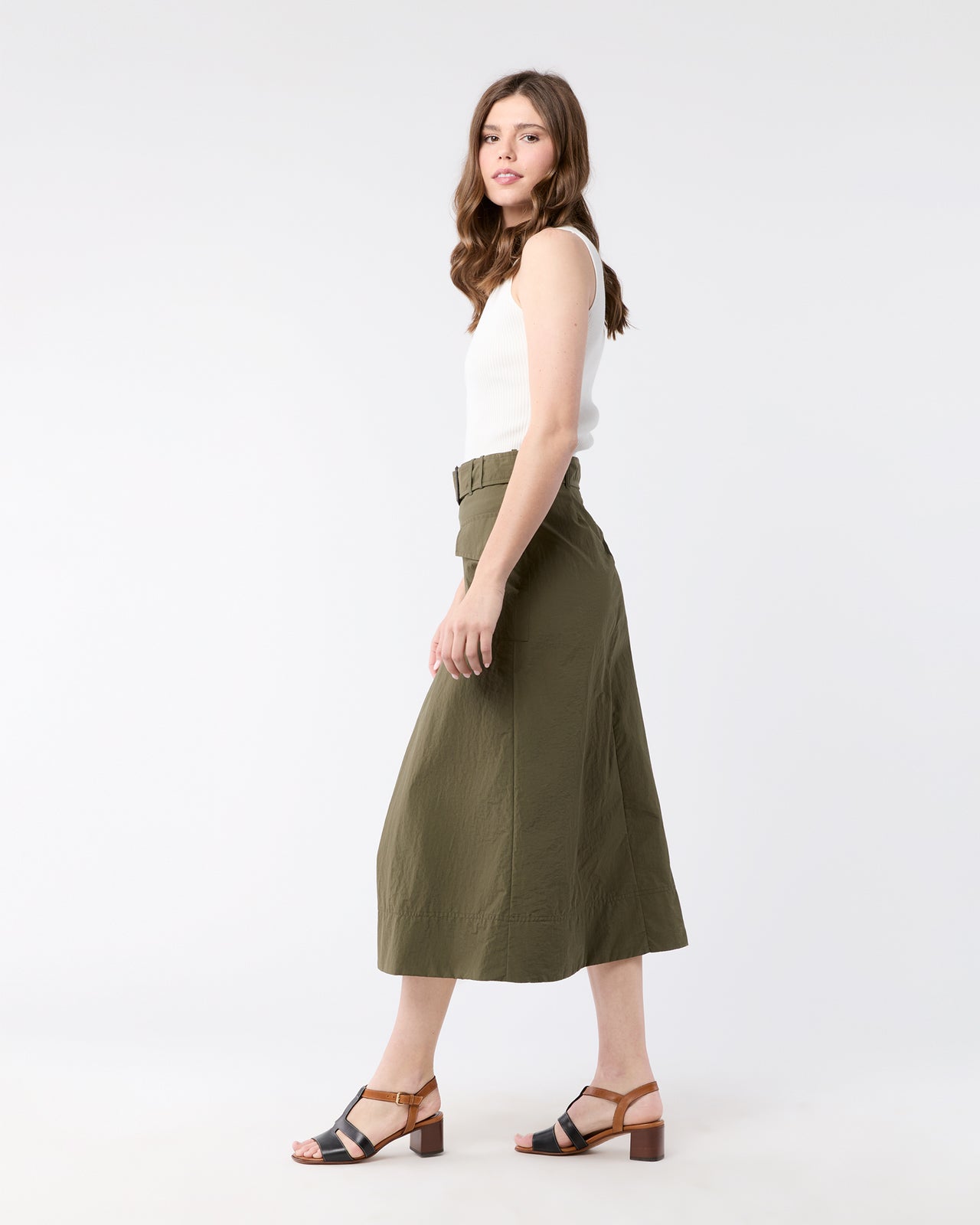 Meari Skirt in Military