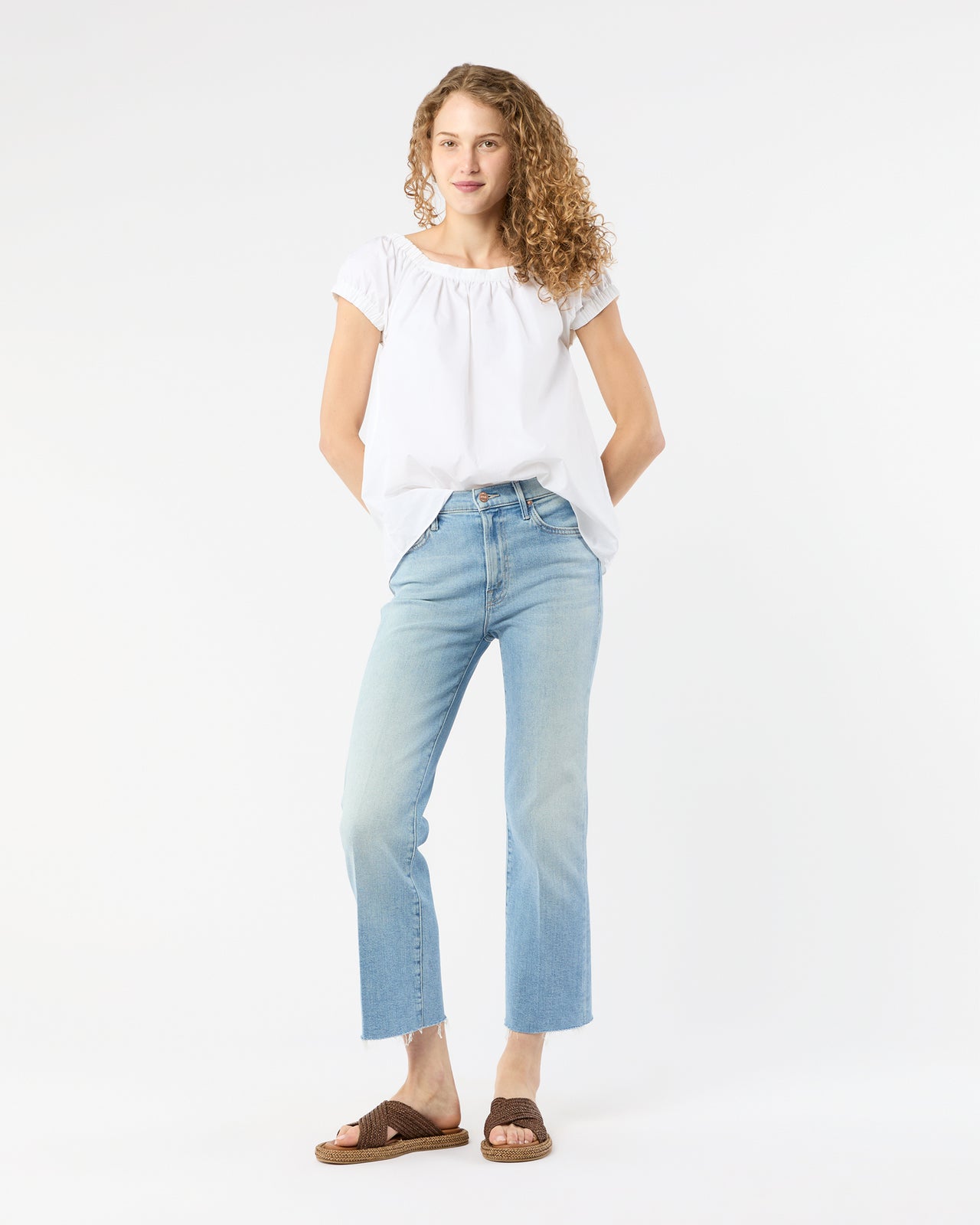 The Kick It Ankle Fray Jean in Can You Dig It