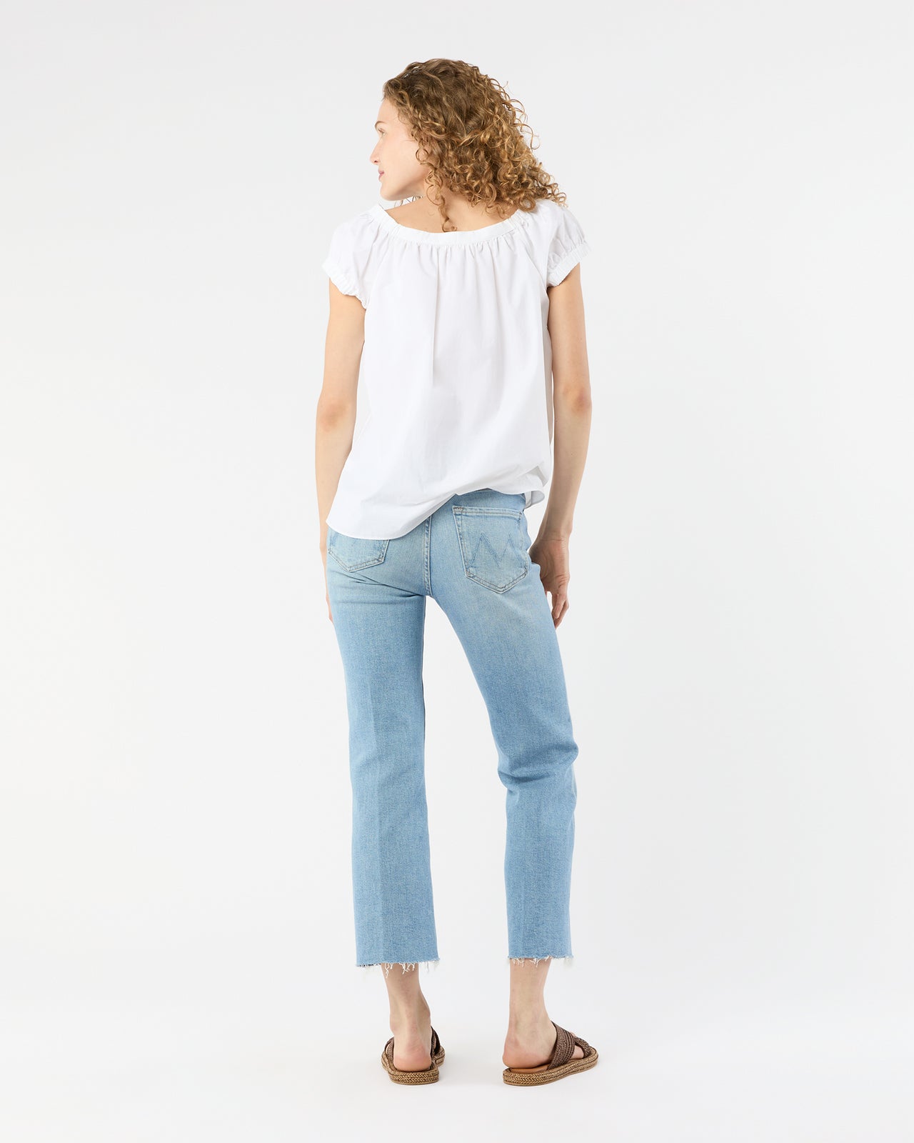 The Kick It Ankle Fray Jean in Can You Dig It