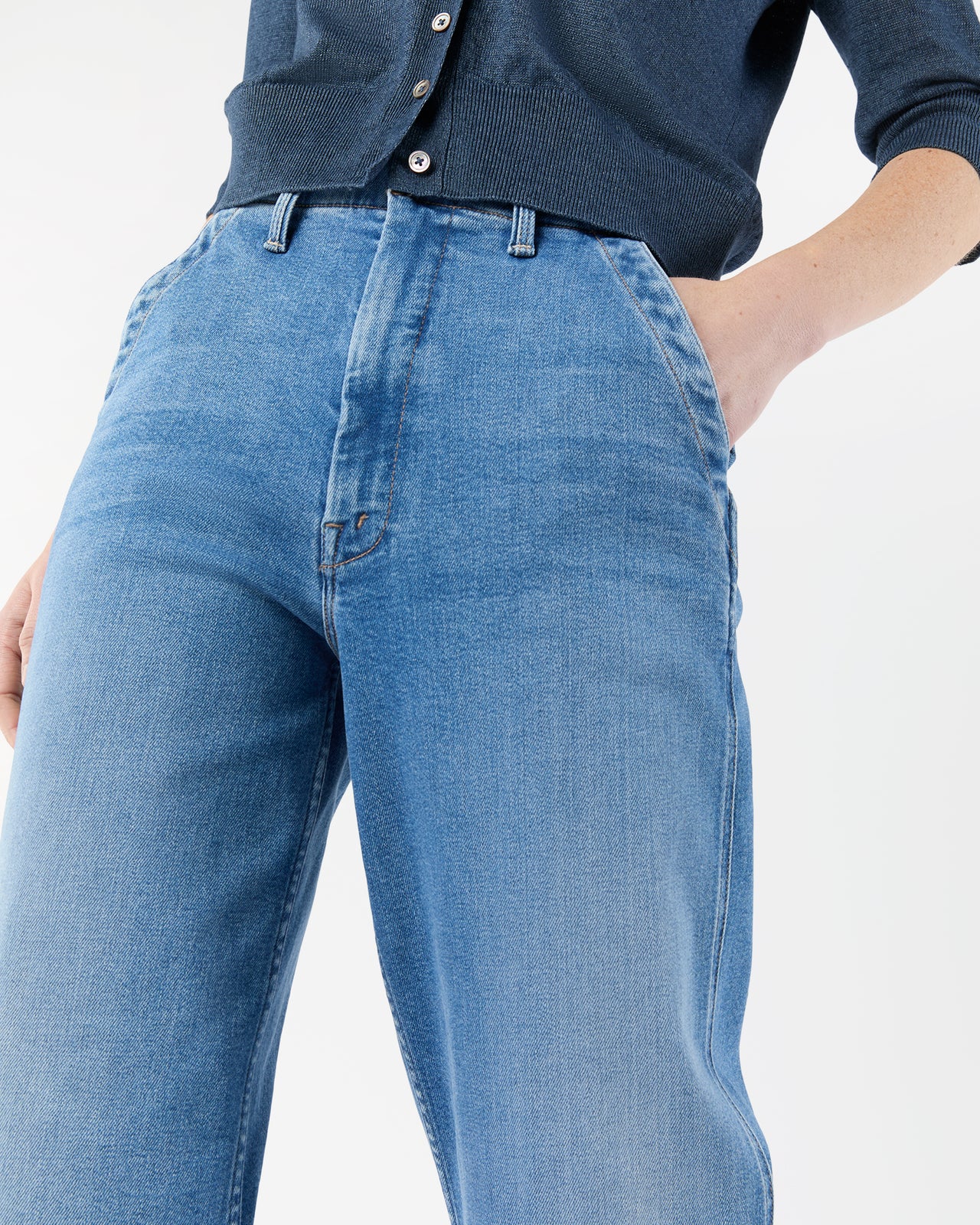 The Major Prep Zip Sneak Jean in Ready Set Go | Shop Ann Mashburn