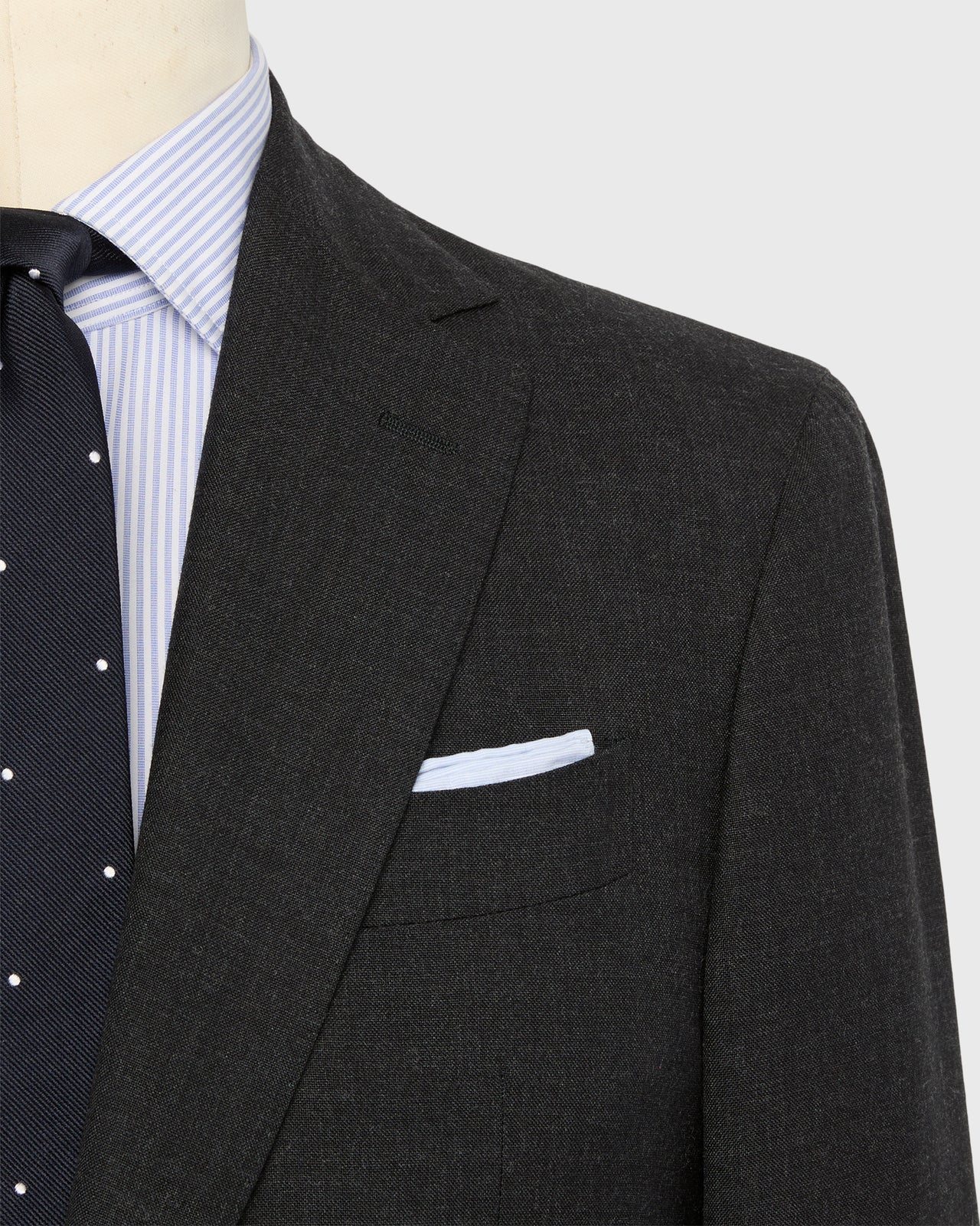 Kincaid No. 2 Suit in Charcoal Plainweave