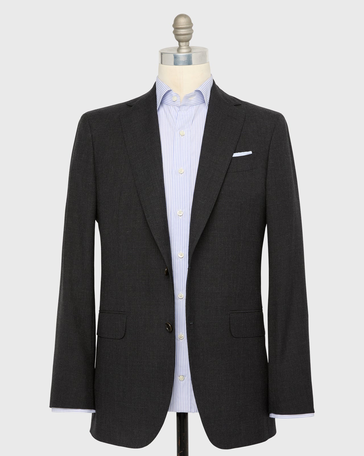 Kincaid No. 2 Suit in Charcoal Plainweave