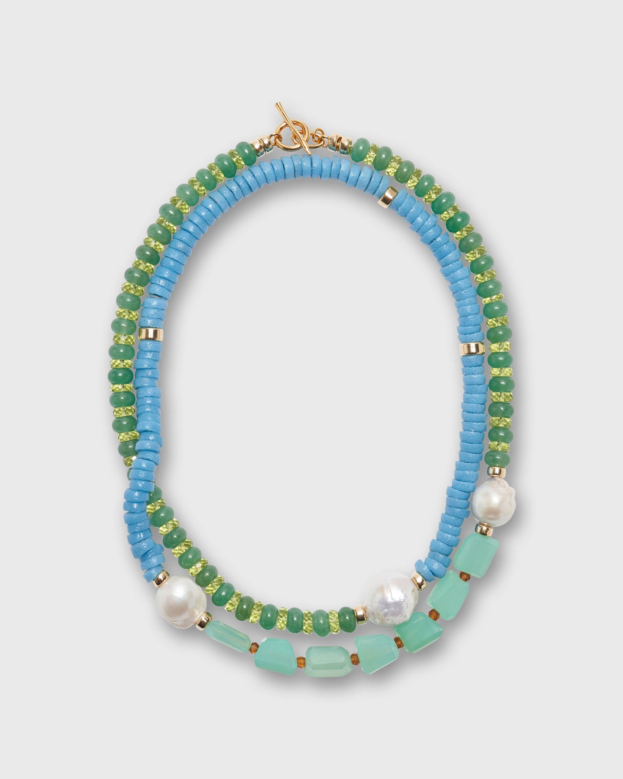 Cabana Necklace in Lime Berry