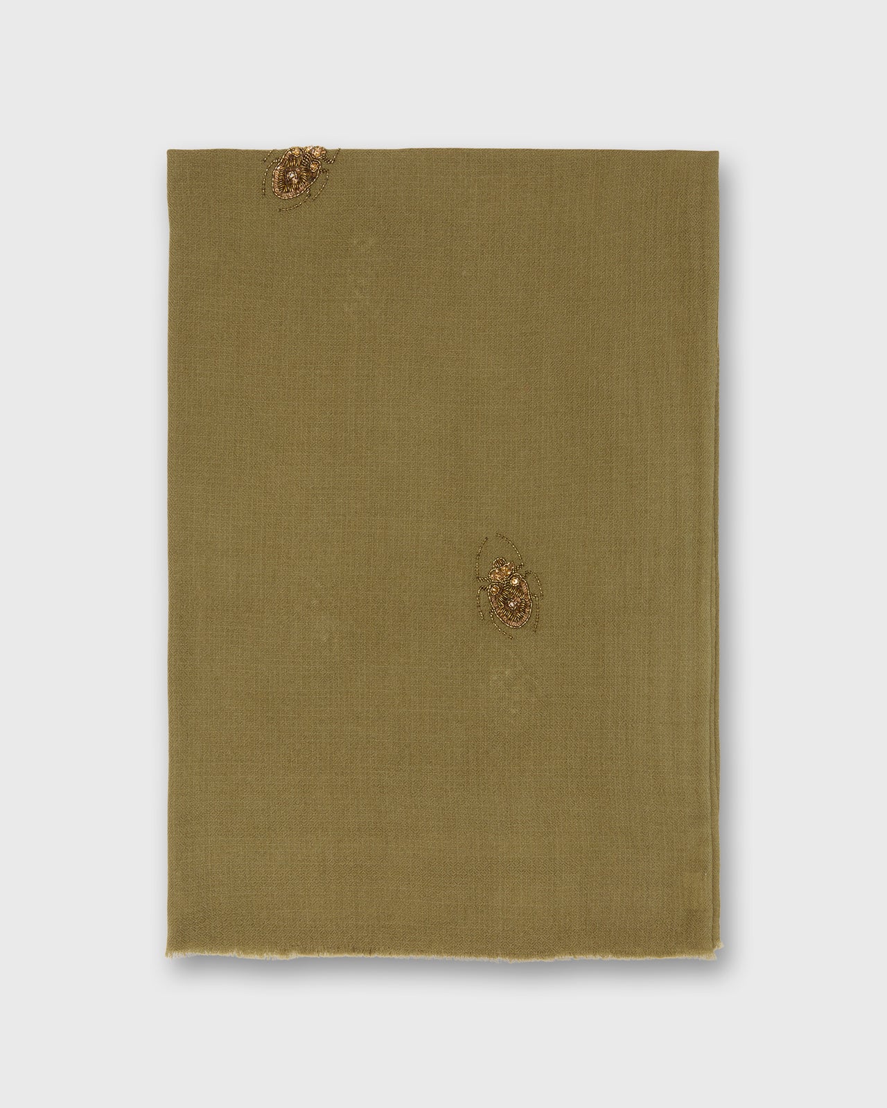 Bugs Scarf in Olive