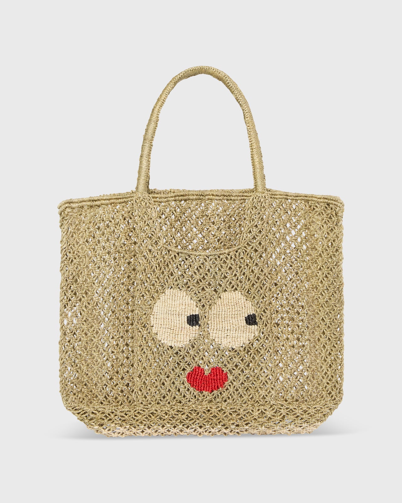 Small Florence Big Eyes Tote in Khaki