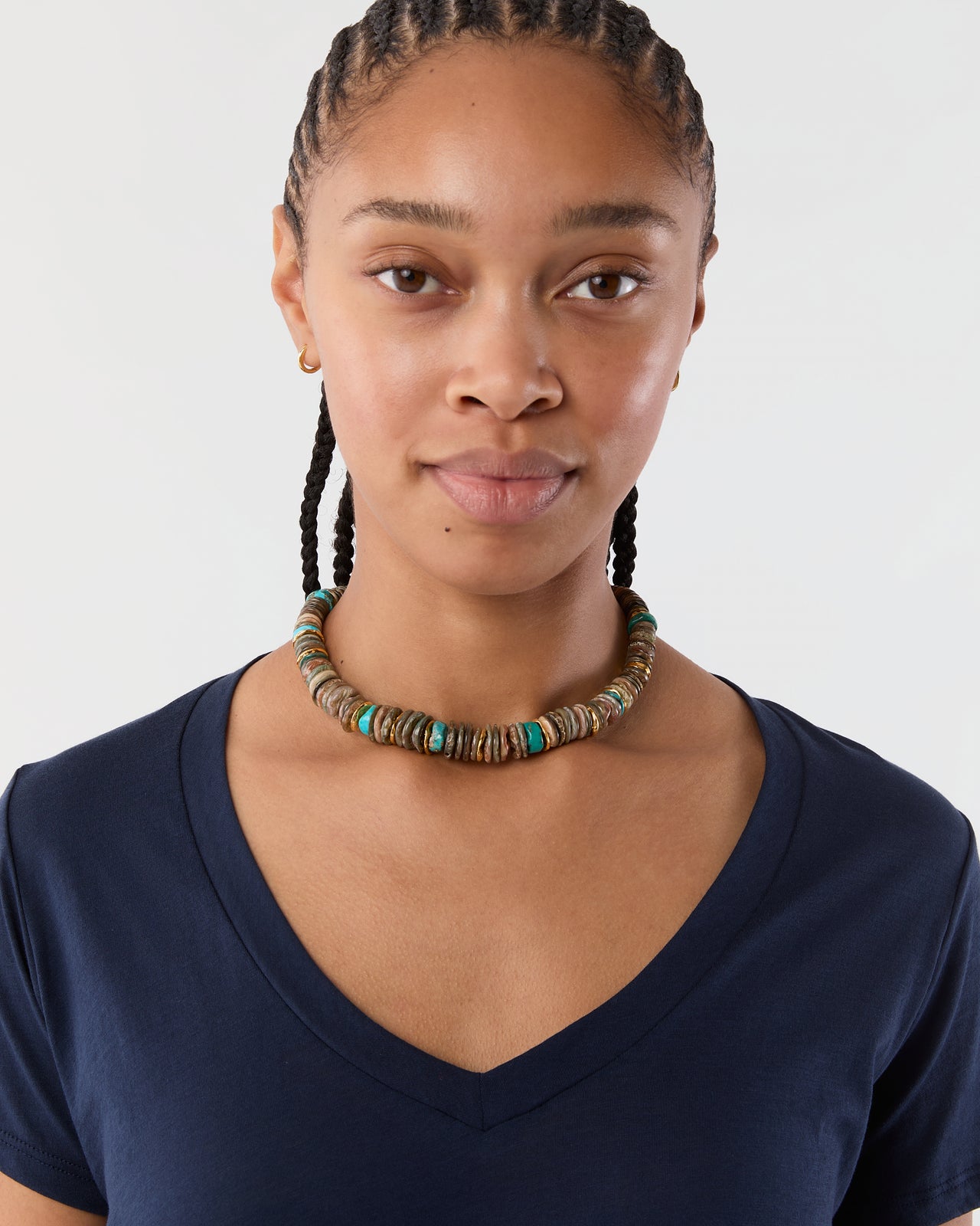 Sand and Sky Necklace in Tan