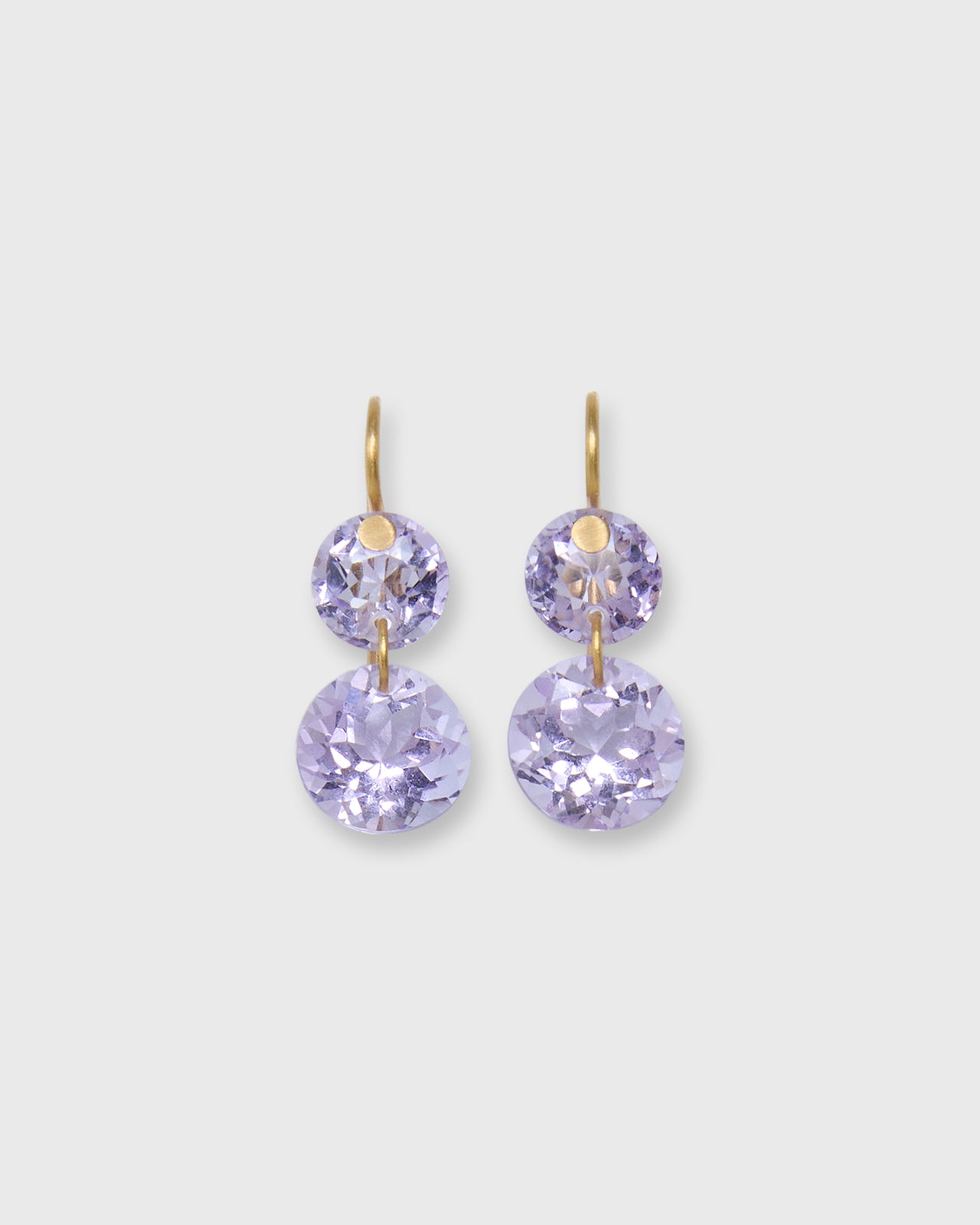 Extra Small Incandescence Earrings in Amethyst