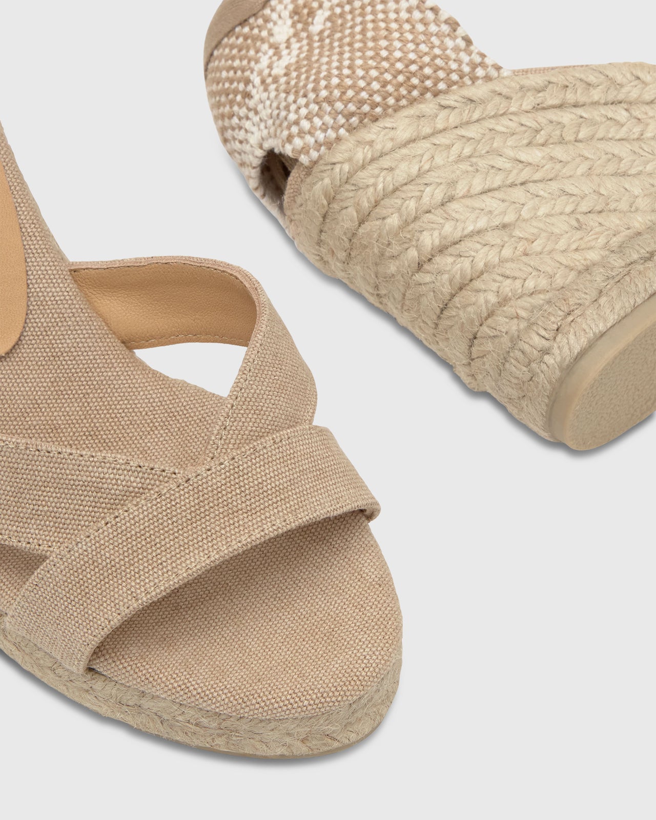 Low Bailey Espadrille in Sand Canvas