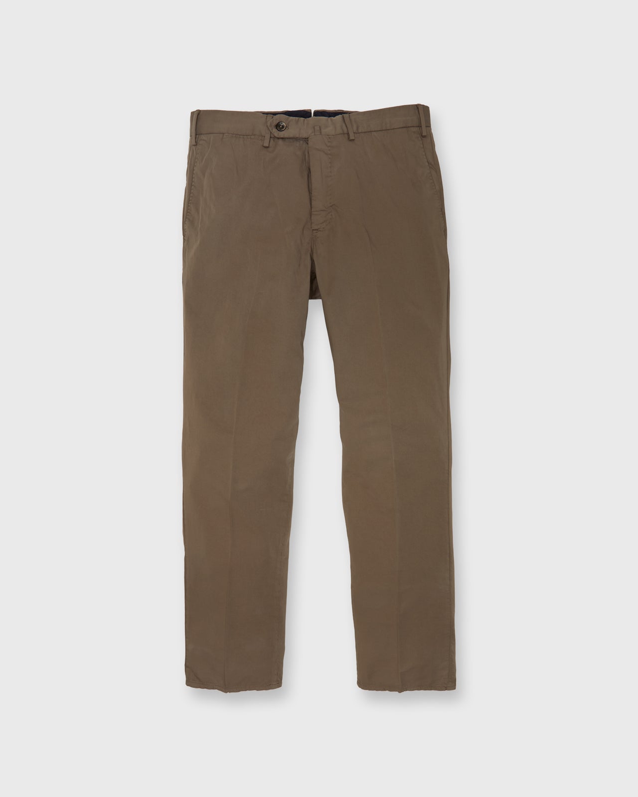 Sport Trouser in Pecan Garment Dyed Stretch Silkochino