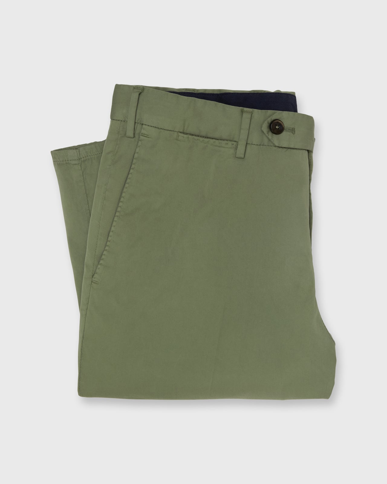 Sport Trouser in Greystone Garment Dyed Stretch Silkochino