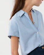 Load image into Gallery viewer, Marina Shirt in Pale Blue
