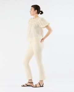 Amina Top in Ivory