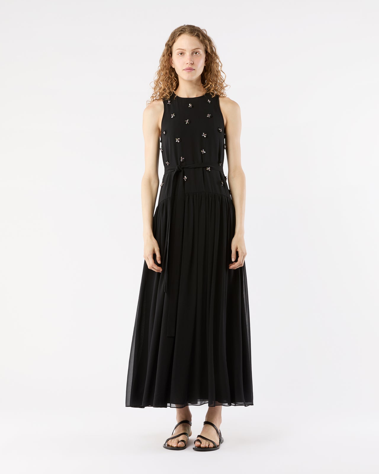 Eleni Dress in Noir