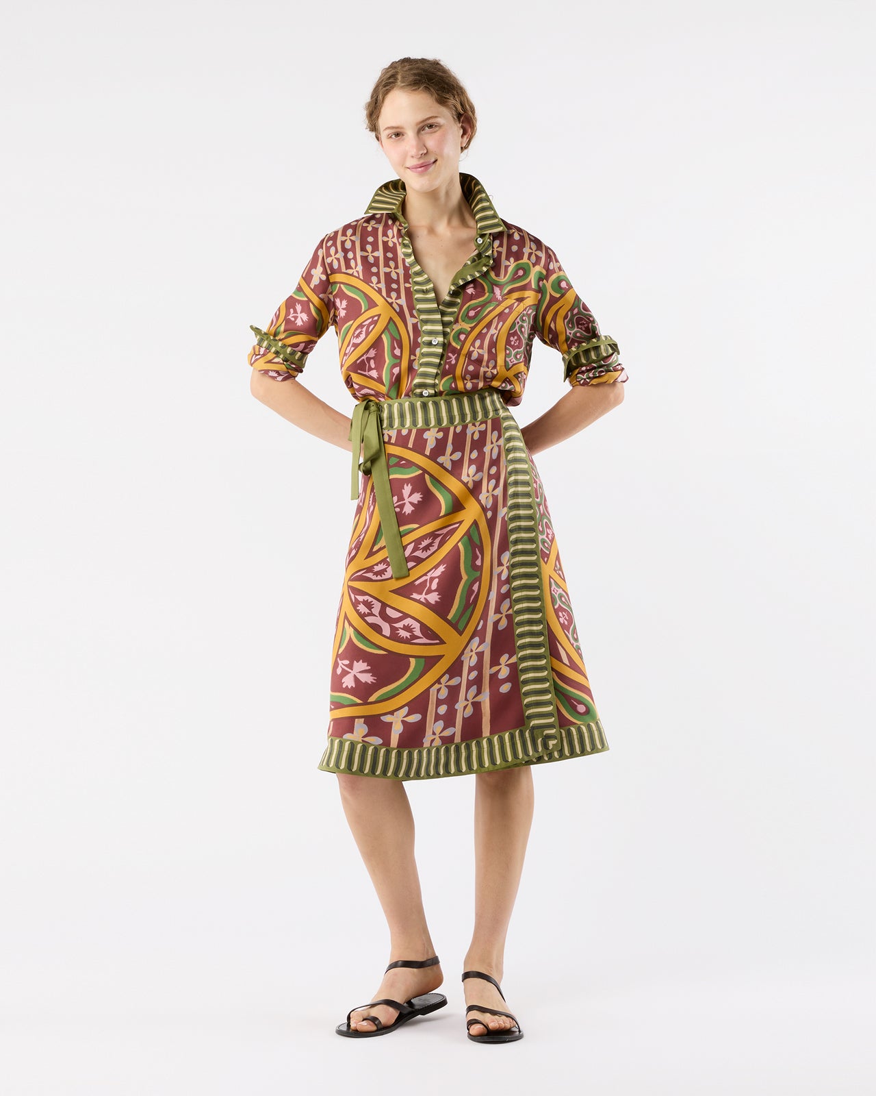 Boy Shirt in Eclipse Silk Twill