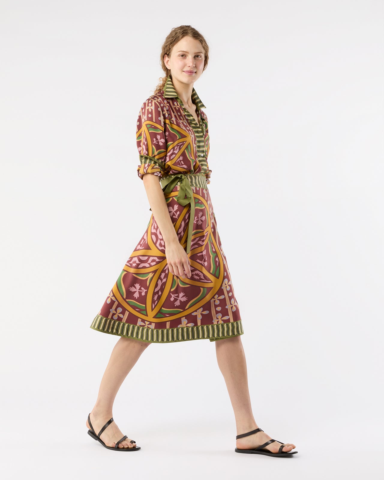 Boy Shirt in Eclipse Silk Twill