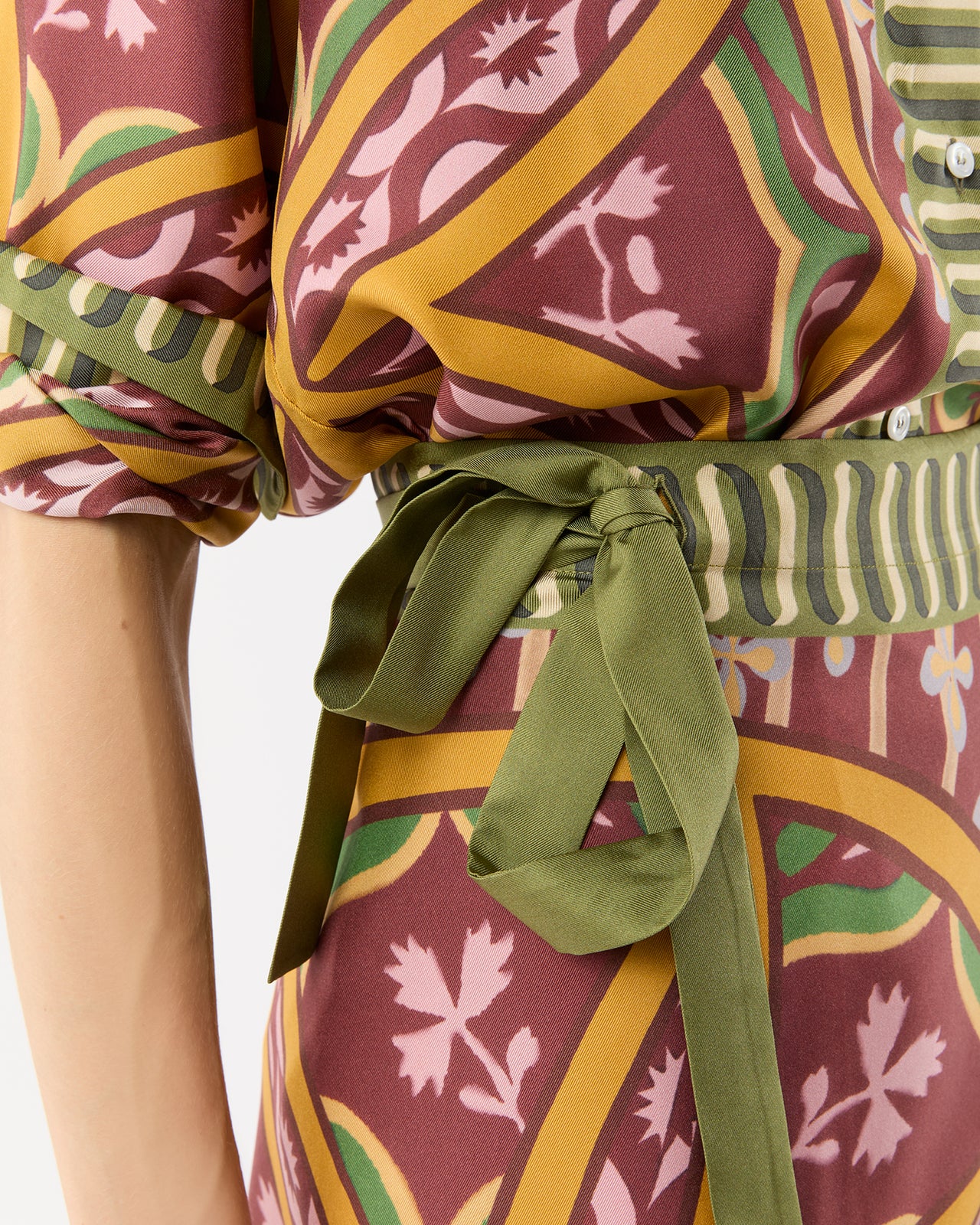 Boy Shirt in Eclipse Silk Twill