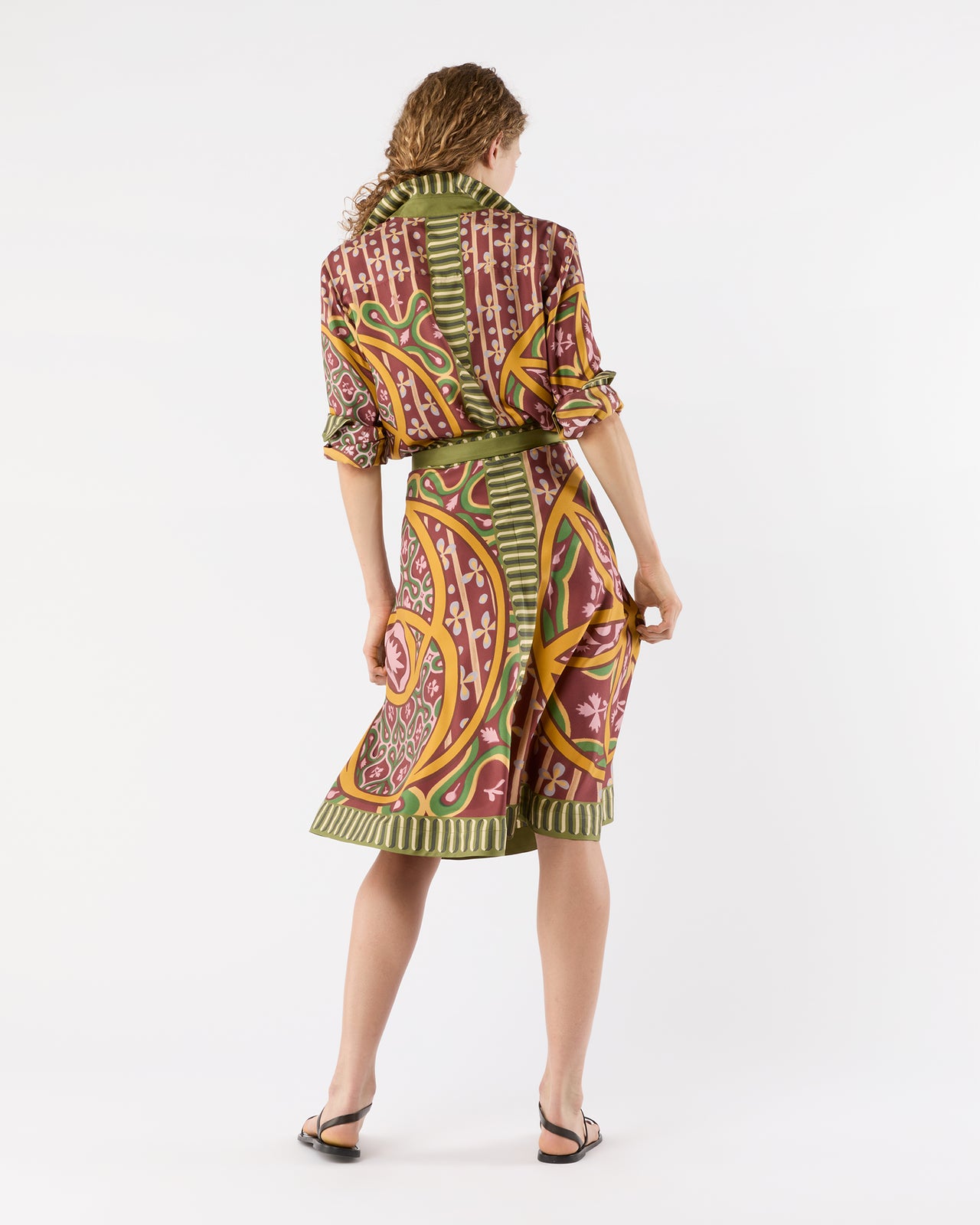 Boy Shirt in Eclipse Silk Twill