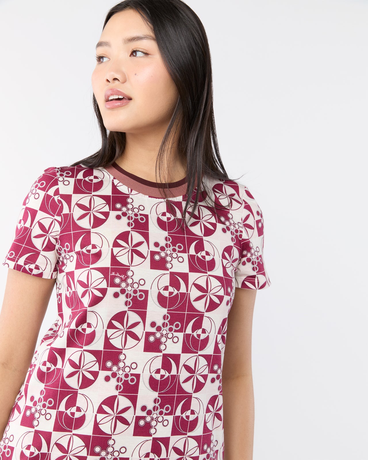 Sporty Swing Dress in Eclipse Cotton Jersey