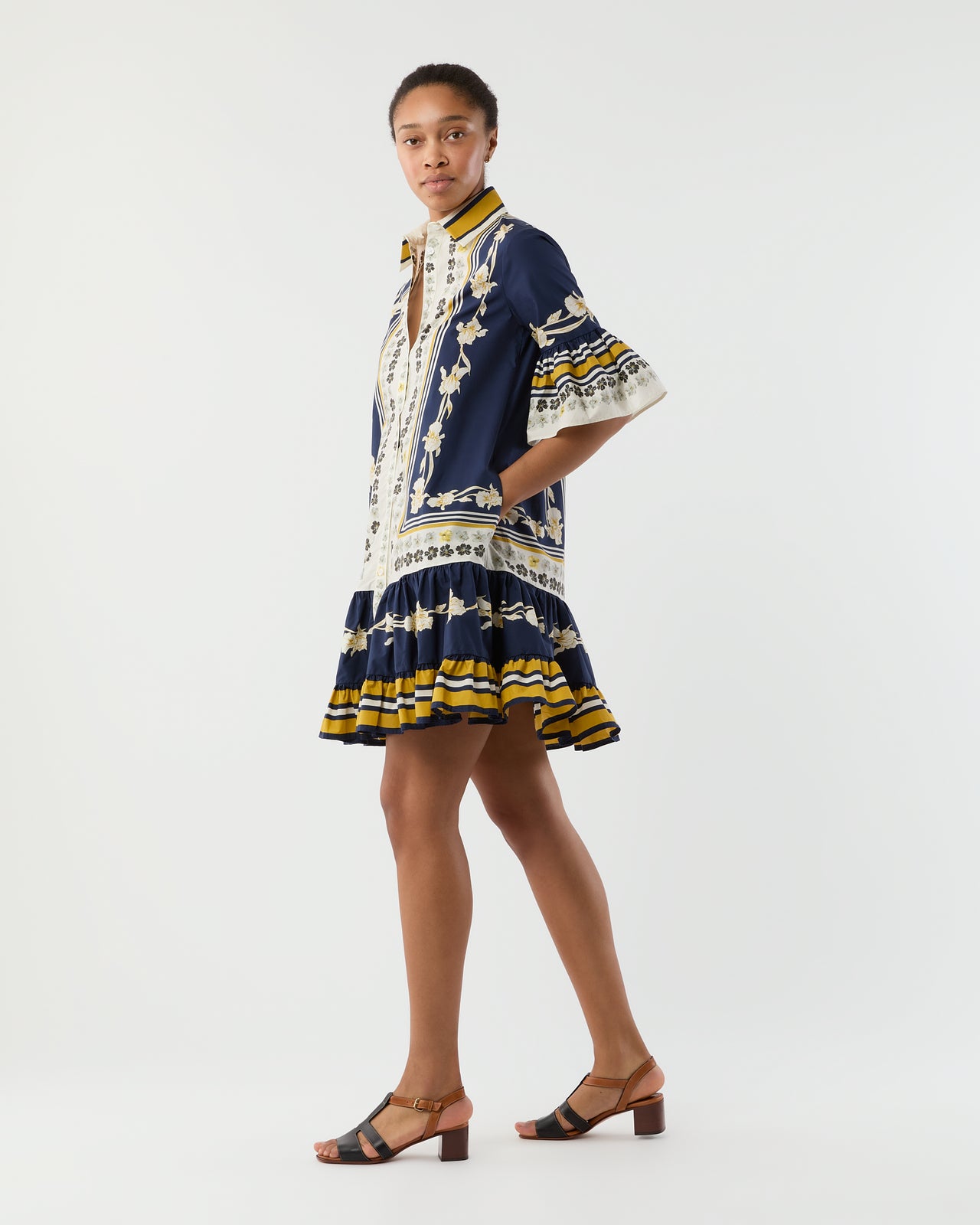 Choux Dress in Psyche Cotton Poplin