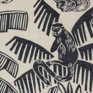 Jungle Square Scarf in Night