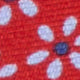 Silk Print Tie in Red/Peri/Navy Flower