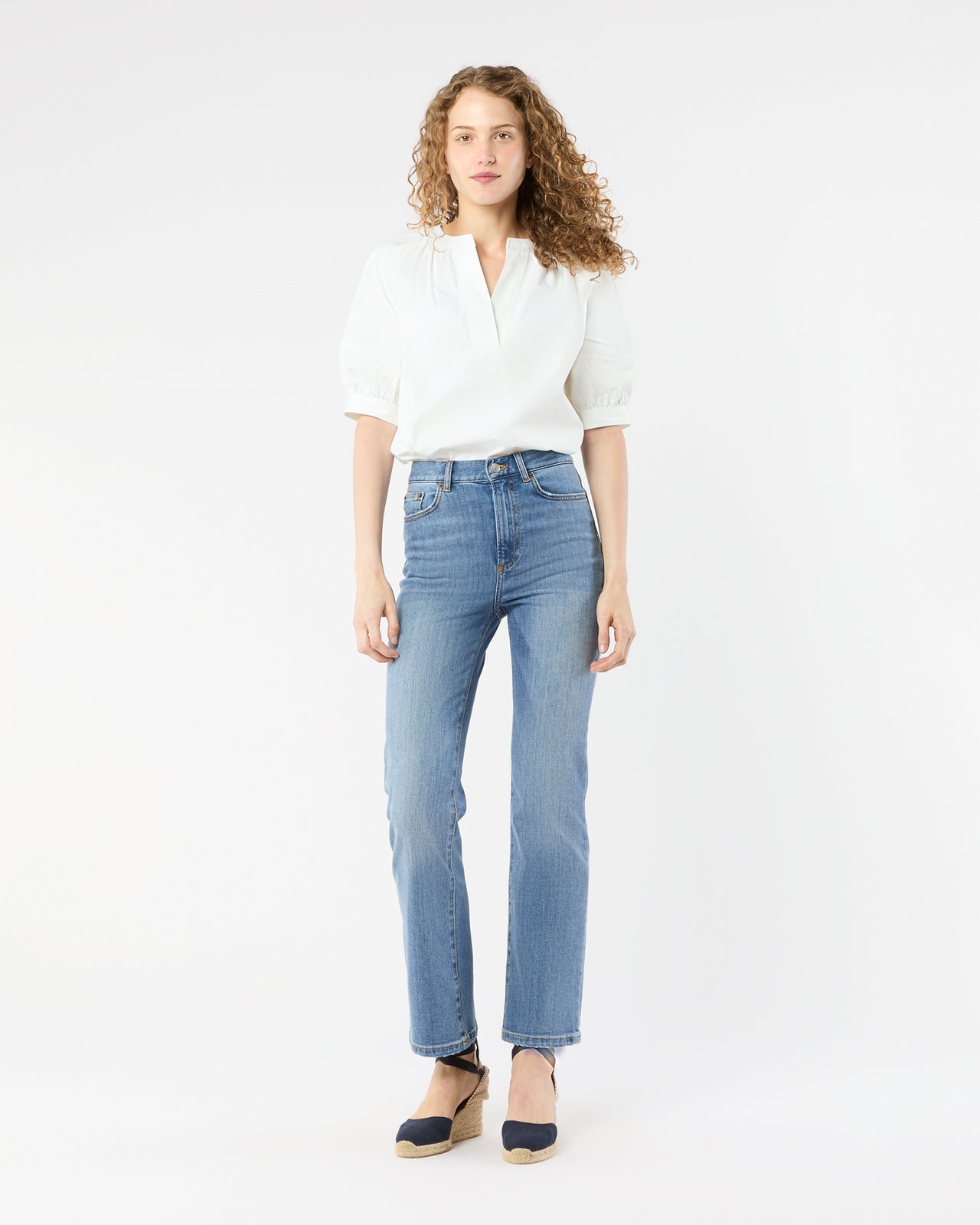 Eiffel Jean in Light Classic Vintage
