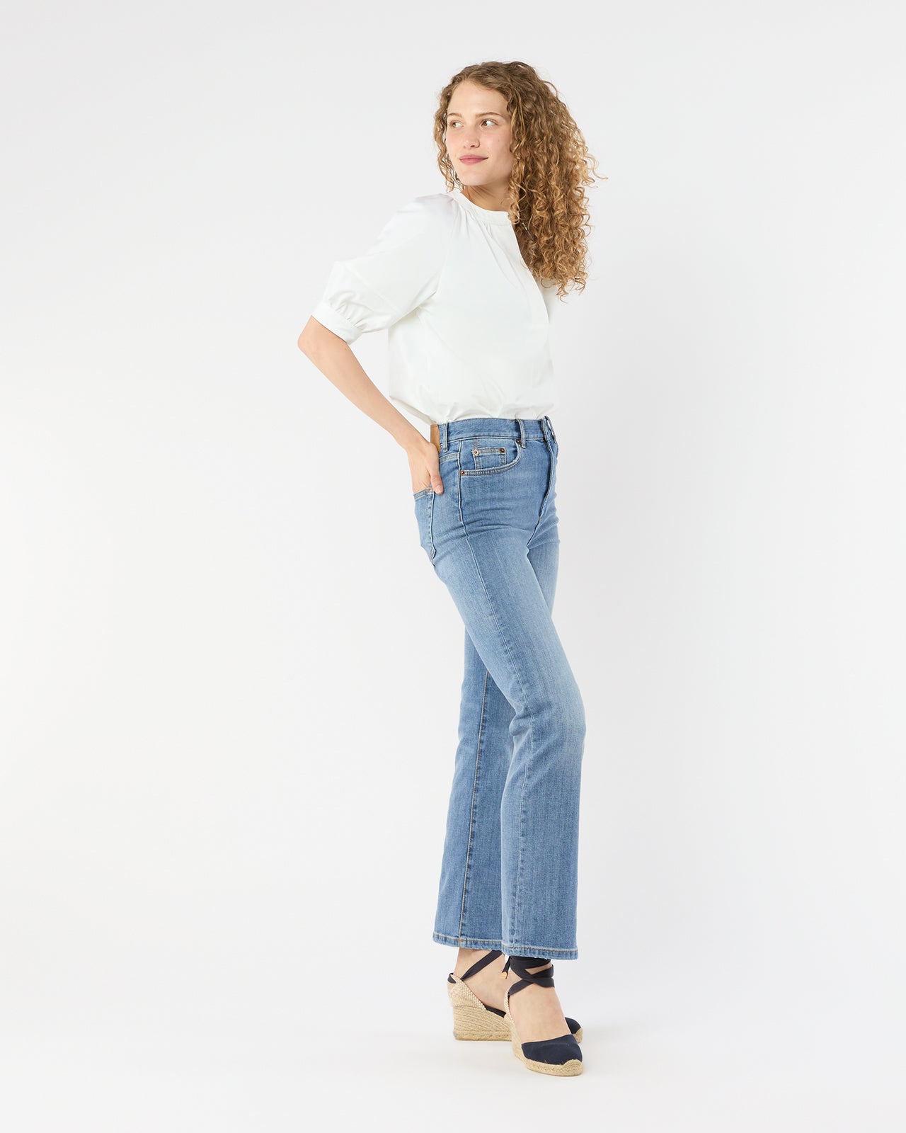 Eiffel Jean in Light Classic Vintage
