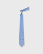Load image into Gallery viewer, Silk Print Tie in Sky/Navy Foulard
