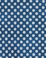 Load image into Gallery viewer, Silk Print Tie in Navy/Sky/Circle
