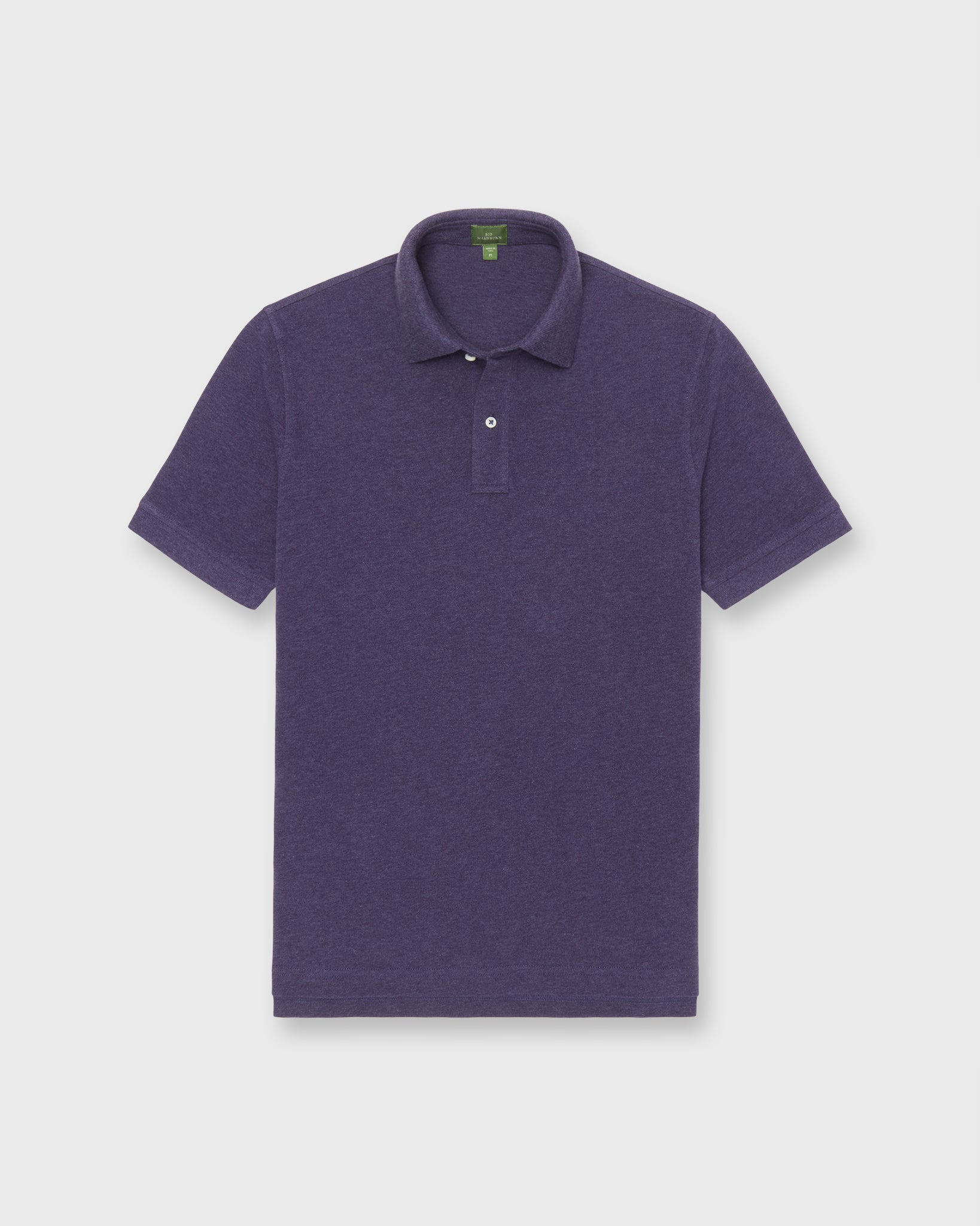 Court Polo in Heather Nightshade Pima Pique