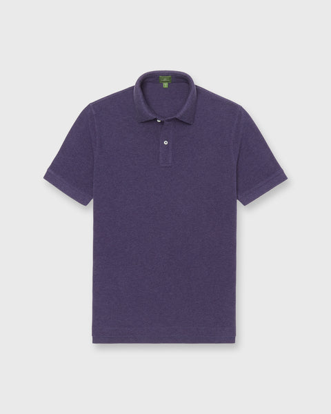 Court Polo in Heather Nightshade Pima Pique | Shop Sid Mashburn