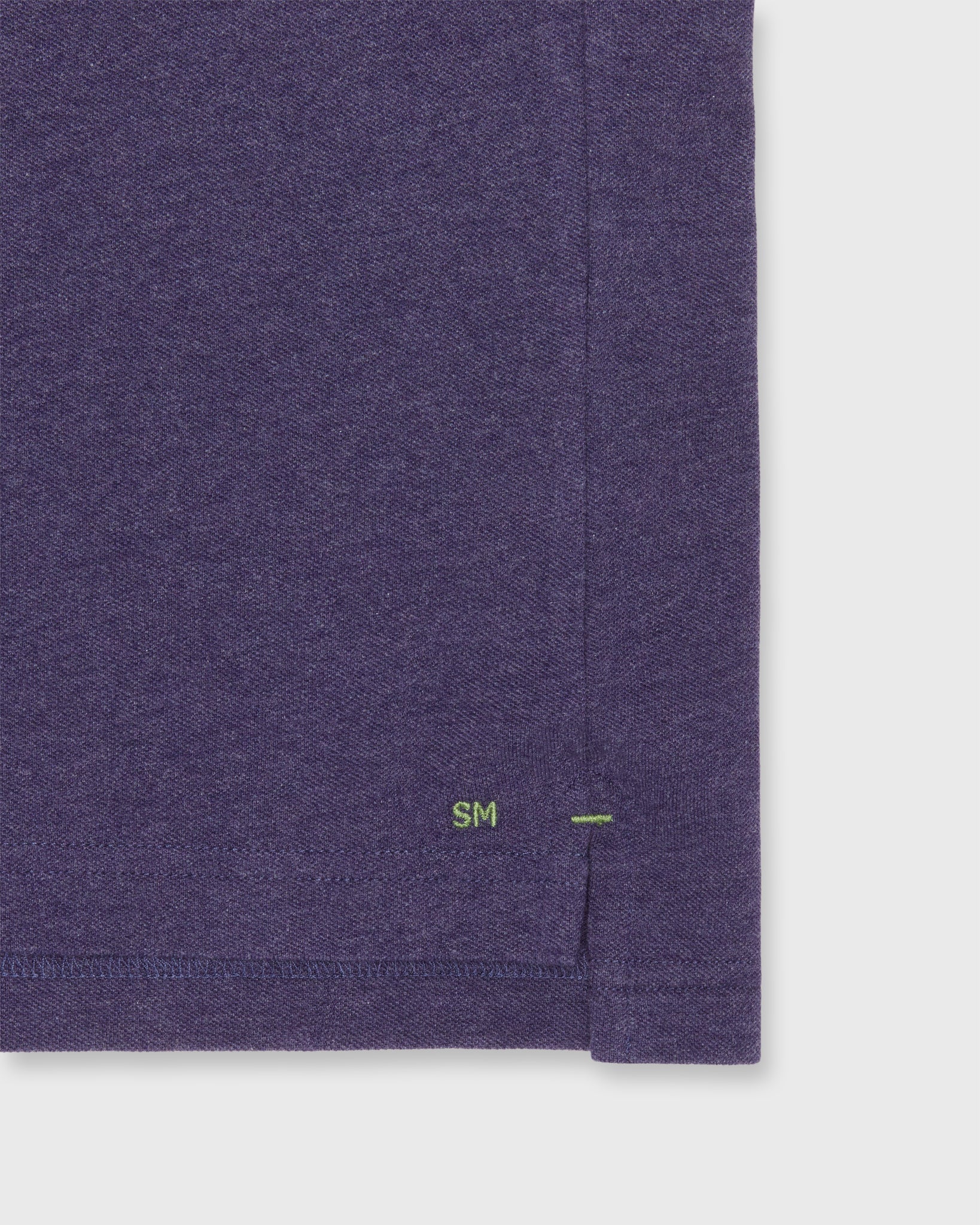 Court Polo in Heather Nightshade Pima Pique