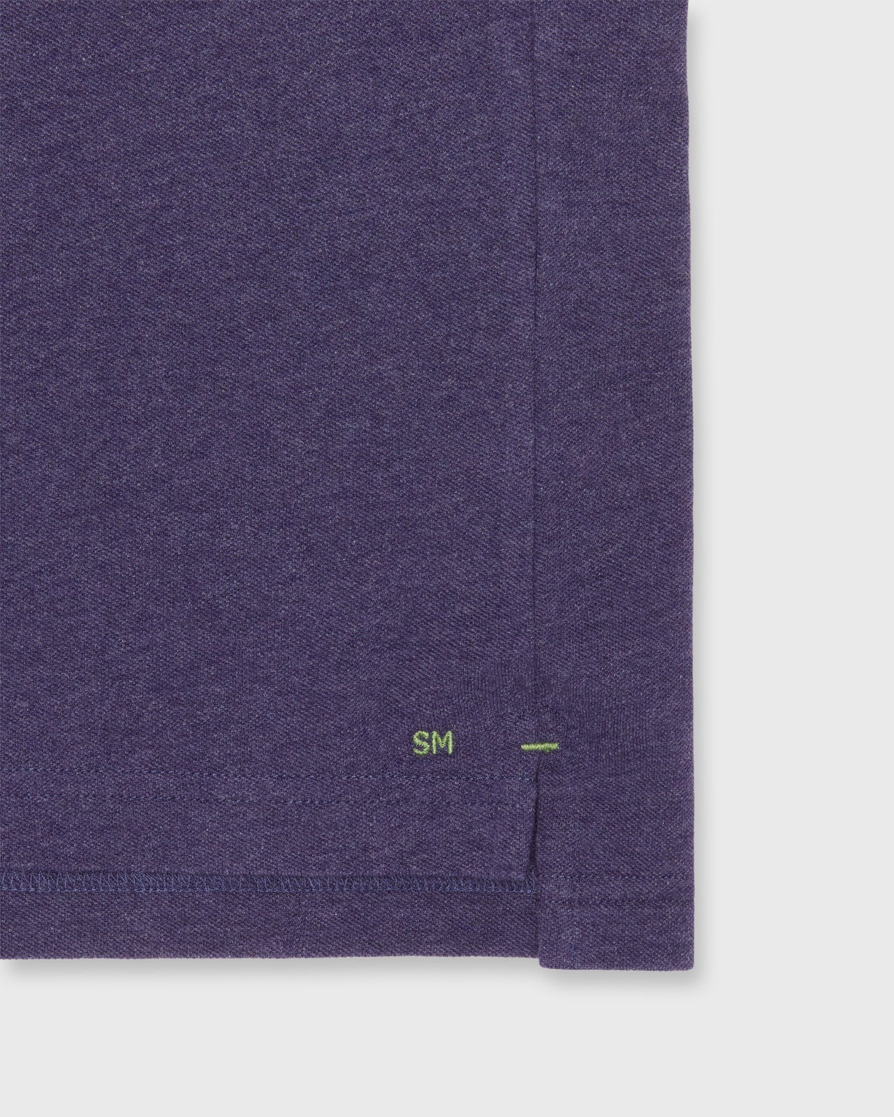 Court Polo in Heather Nightshade Pima Pique