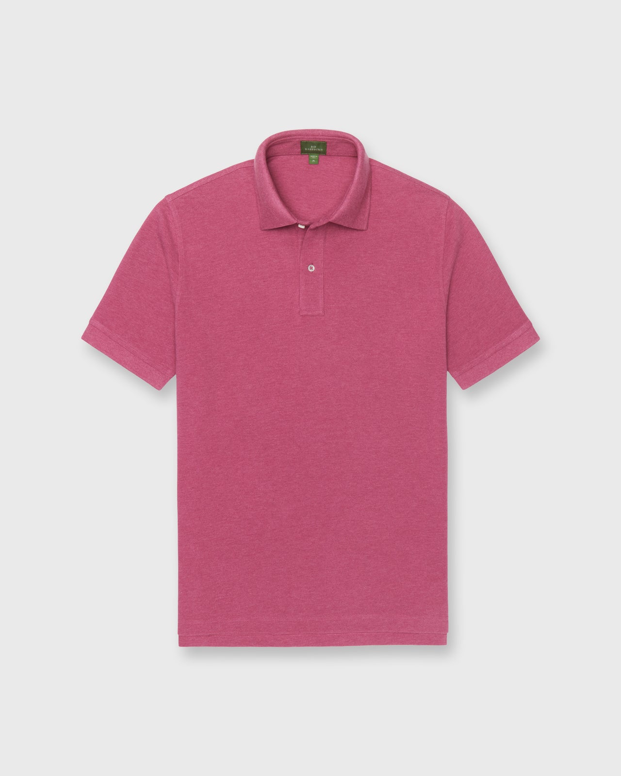Court Polo in Heather Berry Pima Pique