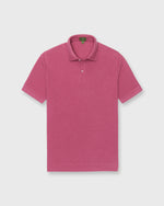 Load image into Gallery viewer, Court Polo in Heather Berry Pima Pique
