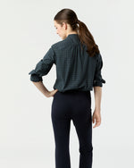 Load image into Gallery viewer, Mandarin Hattie Shirt in Blackwatch Poplin
