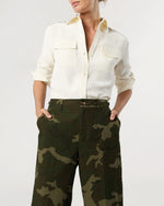 Load image into Gallery viewer, Billie Pant in Camo Cotton/Nylon

