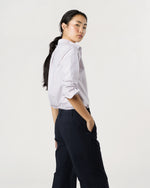 Load image into Gallery viewer, Schoolgirl Shirt in Blue/Red Multi Stripe Oxford
