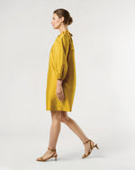 Load image into Gallery viewer, Harper Dress in Mustard Silk Shantung

