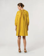 Load image into Gallery viewer, Harper Dress in Mustard Silk Shantung
