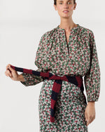 Load image into Gallery viewer, Sienna Top in Crimson/Multi Laith Liberty Fabric
