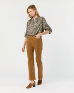 Load image into Gallery viewer, Kendall Flare 5-Pocket Jean in Tobacco Stretch Cord
