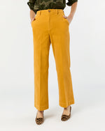 Load image into Gallery viewer, Billie Pant in Gold Stretch Baby Cord
