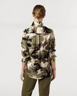 Load image into Gallery viewer, Classic Blouse in Camo Silk Charmeuse
