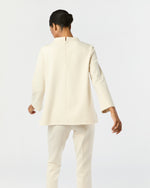 Load image into Gallery viewer, Samantha Top in Bisque Bi-Stretch Tricotine
