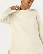 Load image into Gallery viewer, Samantha Top in Bisque Bi-Stretch Tricotine
