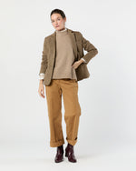 Load image into Gallery viewer, Moira Blazer in Tobacco/Coffee Small Herringbone Tweed
