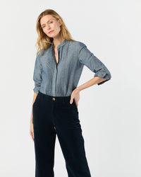 Alden Shirt in Indigo Cotolino Chambray