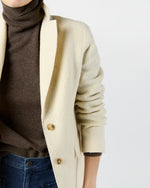Load image into Gallery viewer, Palmer Blazer in Ivory Pressed Boiled Wool
